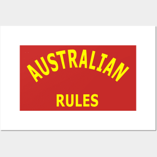 Australian Rules Posters and Art